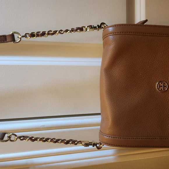 Tory Burch Tan Leather Crossbody Bag - Picture 7 of 10